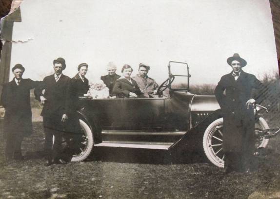 Photograph of the Werth Family Car